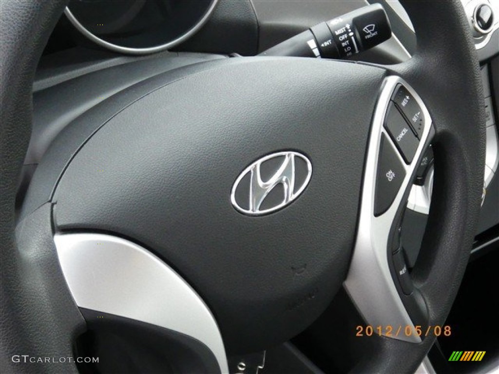 2012 Elantra GLS - Harbor Gray Metallic / Gray photo #15