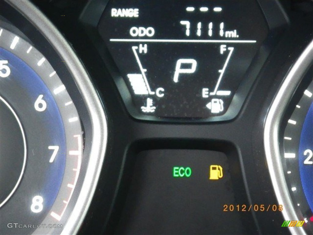 2012 Elantra GLS - Harbor Gray Metallic / Gray photo #16