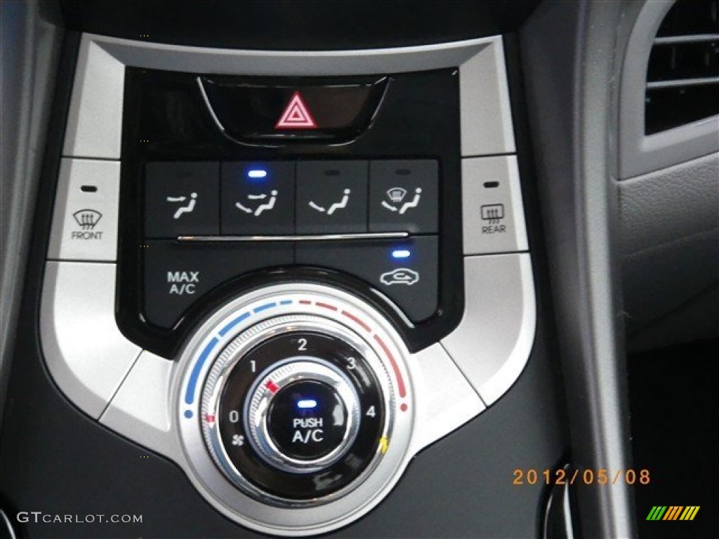 2012 Elantra GLS - Harbor Gray Metallic / Gray photo #18