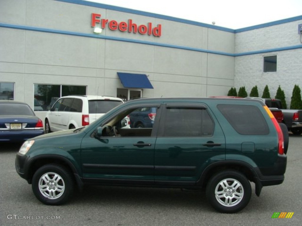 2003 CR-V EX 4WD - Clover Green Pearl / Saddle photo #3