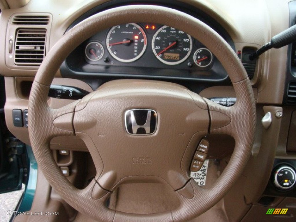 2003 CR-V EX 4WD - Clover Green Pearl / Saddle photo #12