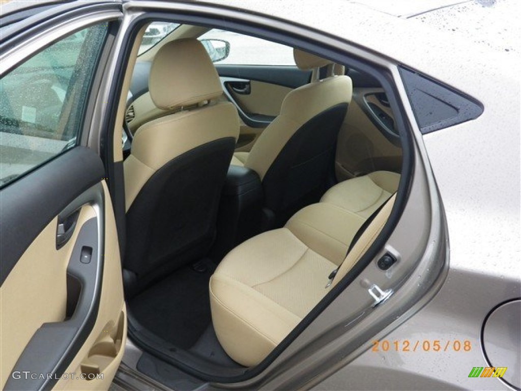 2012 Elantra GLS - Desert Bronze / Beige photo #4