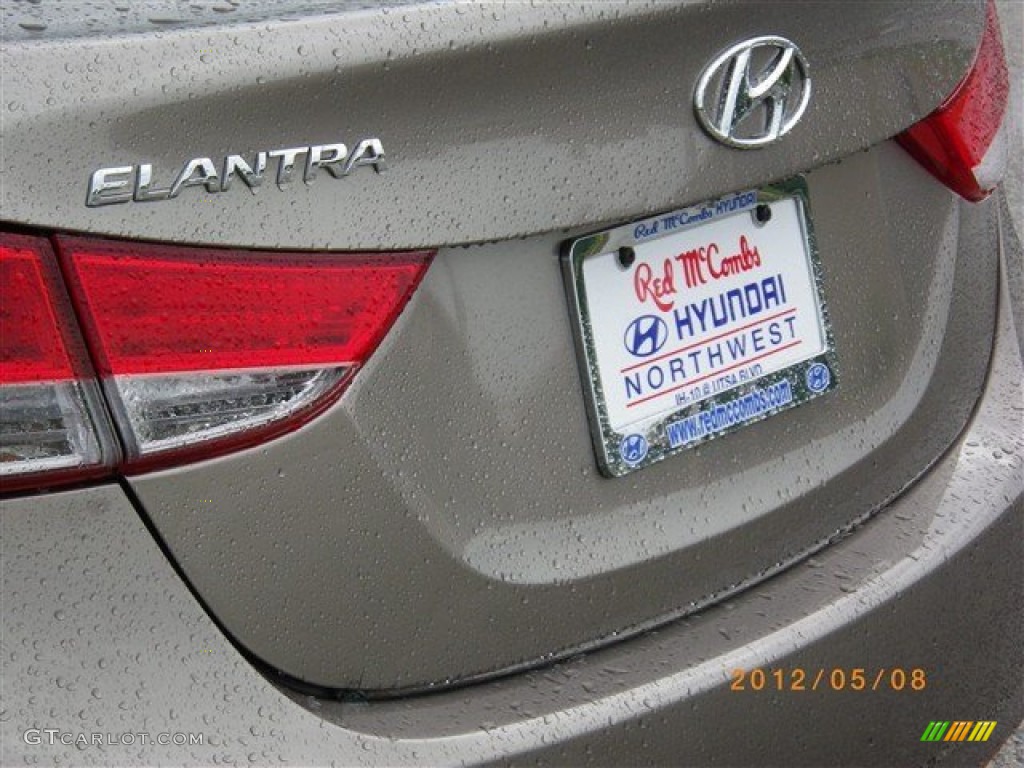 2012 Elantra GLS - Desert Bronze / Beige photo #5