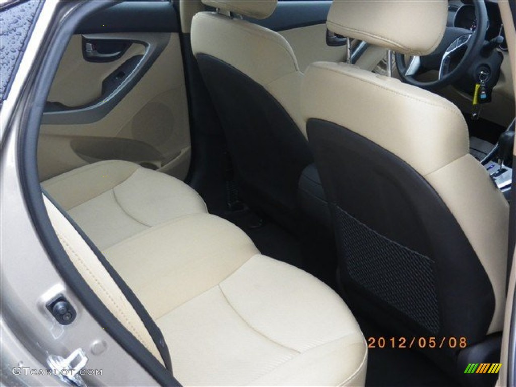 2012 Elantra GLS - Desert Bronze / Beige photo #7