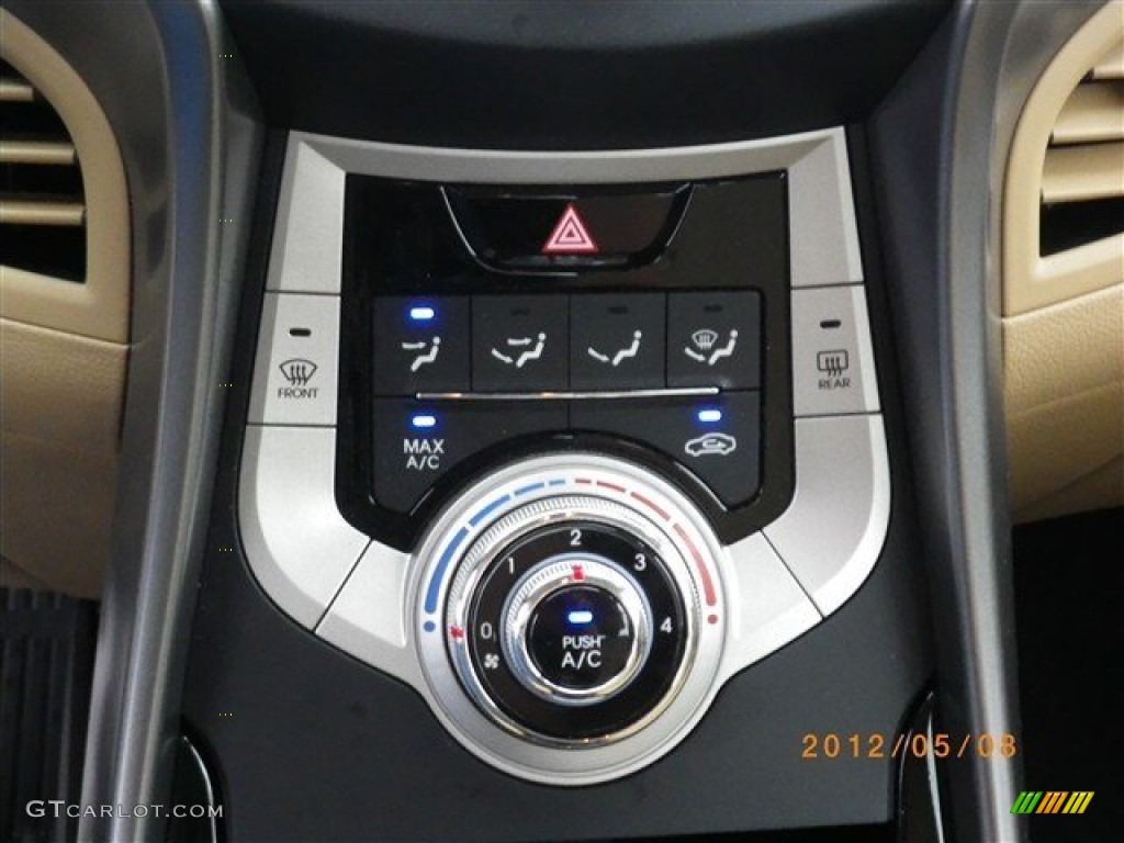 2012 Elantra GLS - Desert Bronze / Beige photo #16