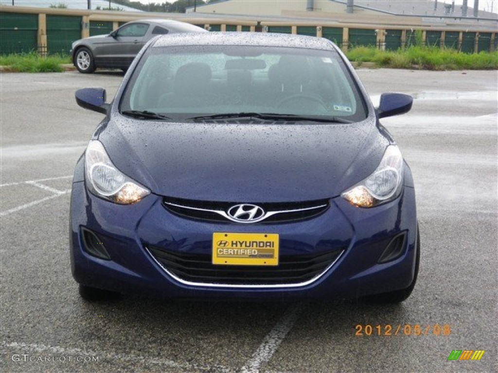 2012 Elantra GLS - Indigo Night Blue / Gray photo #1