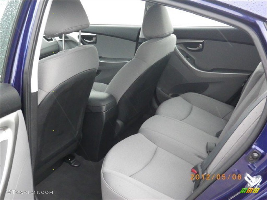 2012 Elantra GLS - Indigo Night Blue / Gray photo #11