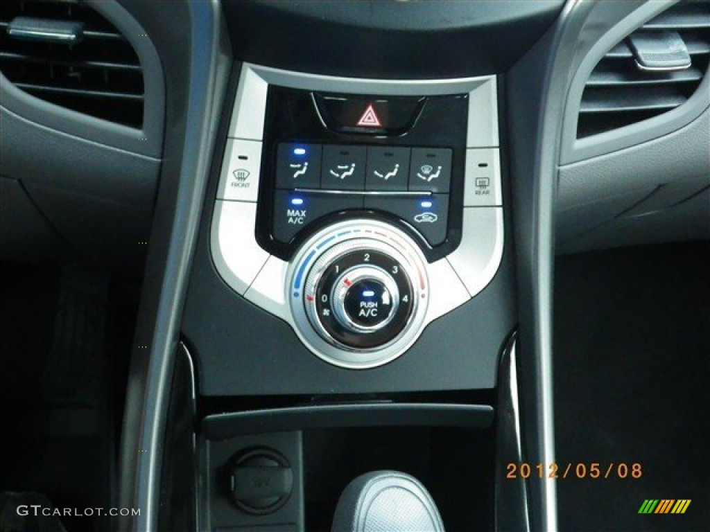 2012 Elantra GLS - Indigo Night Blue / Gray photo #17