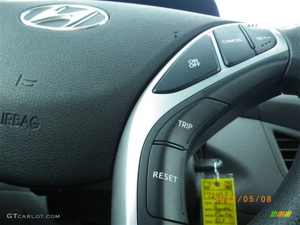 2012 Elantra GLS - Indigo Night Blue / Gray photo #21