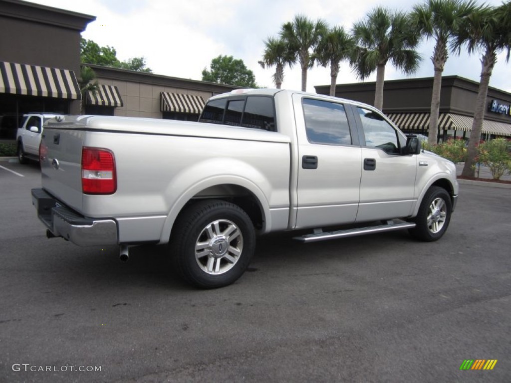 2006 F150 Lariat SuperCrew - Silver Metallic / Tan photo #6