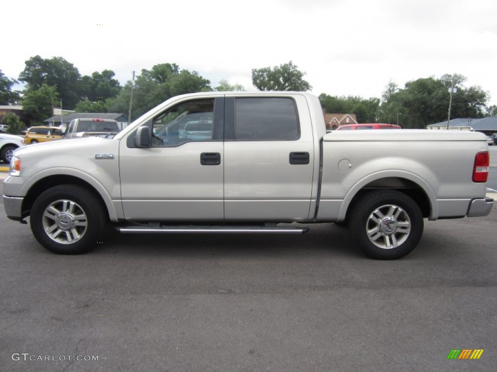 2006 F150 Lariat SuperCrew - Silver Metallic / Tan photo #11