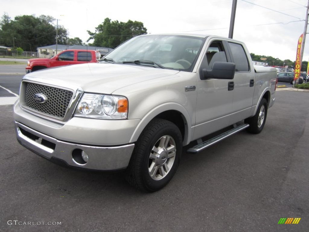 2006 F150 Lariat SuperCrew - Silver Metallic / Tan photo #13