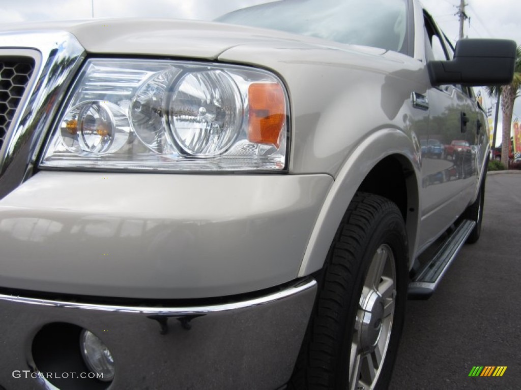 2006 F150 Lariat SuperCrew - Silver Metallic / Tan photo #15