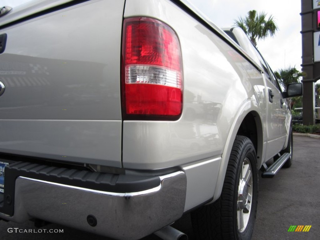 2006 F150 Lariat SuperCrew - Silver Metallic / Tan photo #16