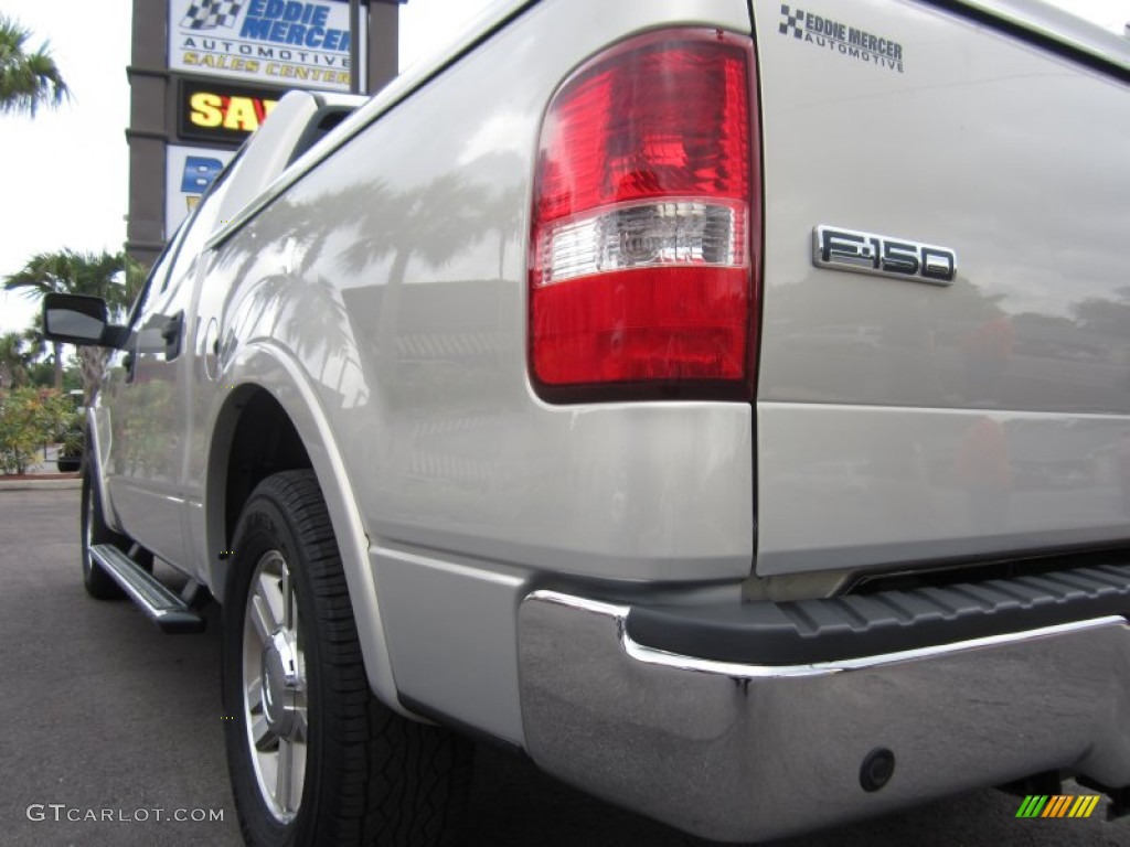 2006 F150 Lariat SuperCrew - Silver Metallic / Tan photo #17