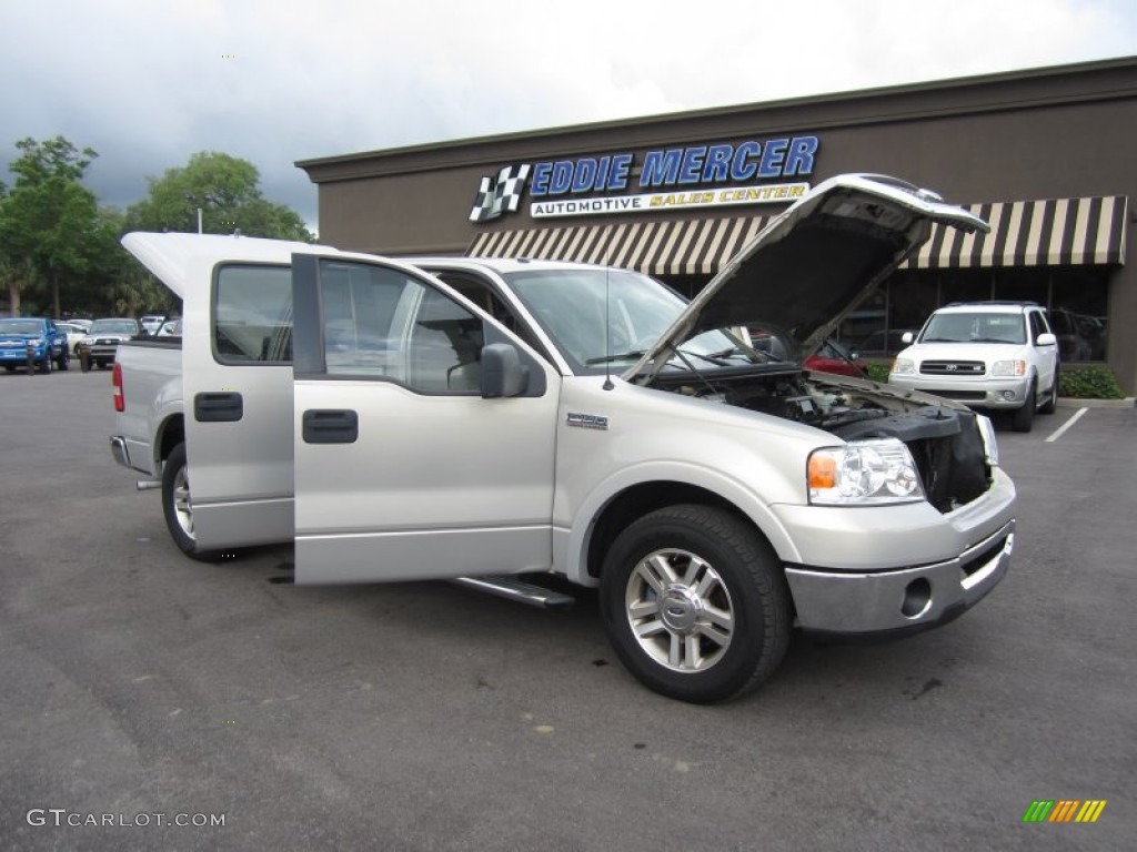 2006 F150 Lariat SuperCrew - Silver Metallic / Tan photo #19