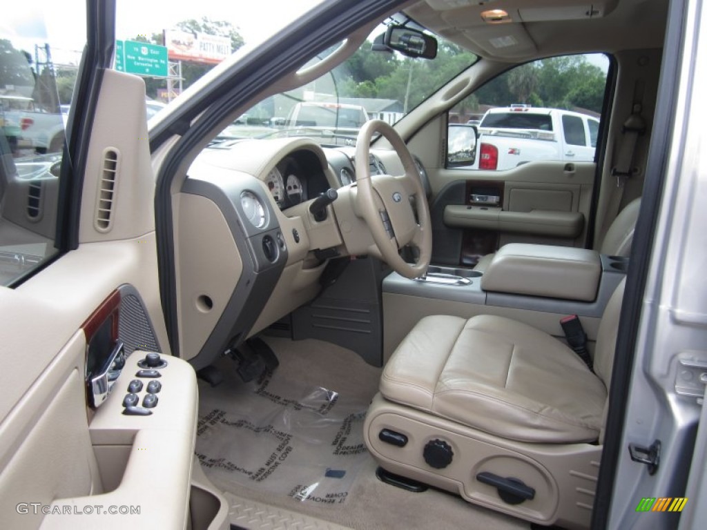 2006 F150 Lariat SuperCrew - Silver Metallic / Tan photo #26