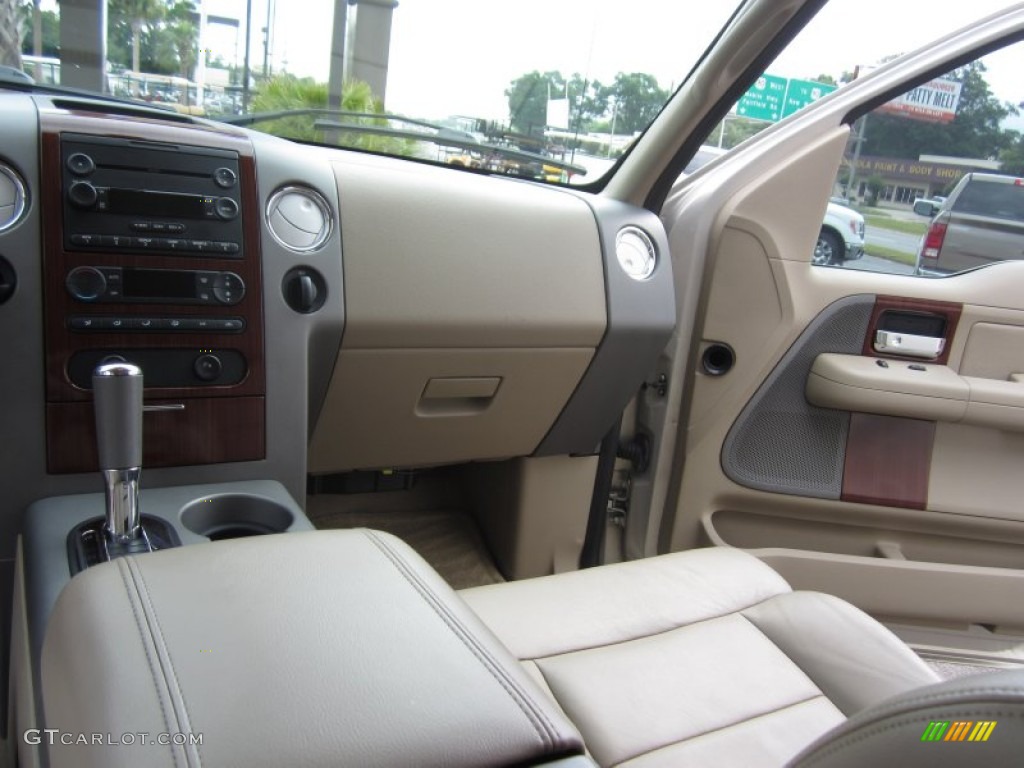 2006 F150 Lariat SuperCrew - Silver Metallic / Tan photo #34