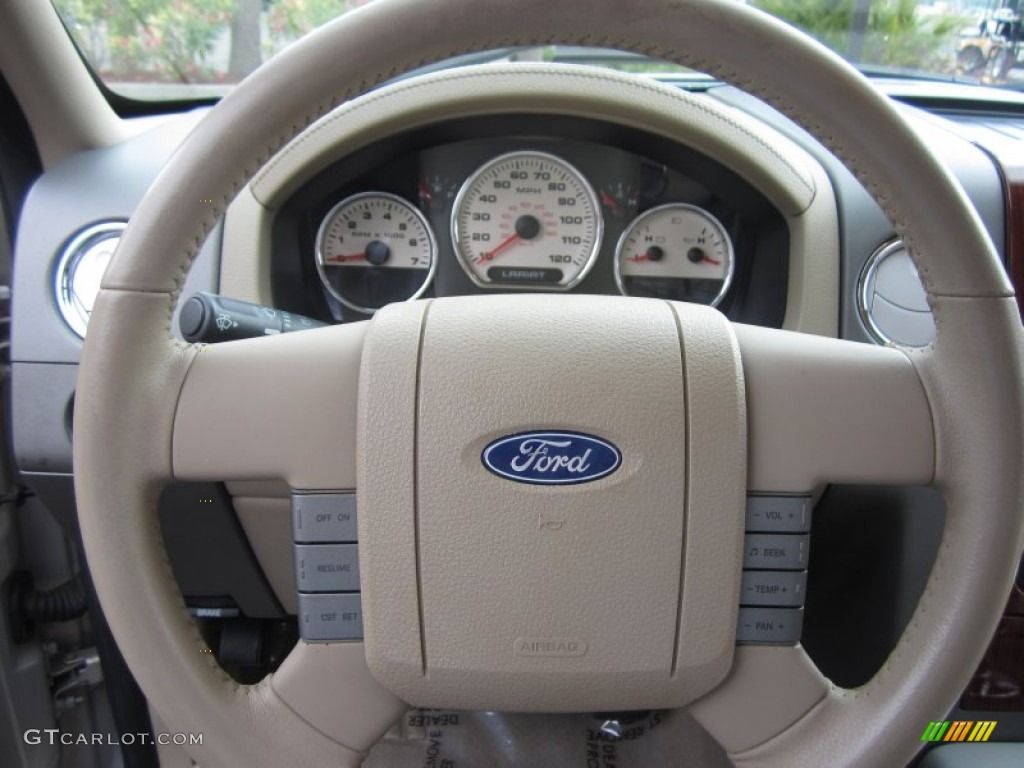 2006 F150 Lariat SuperCrew - Silver Metallic / Tan photo #39