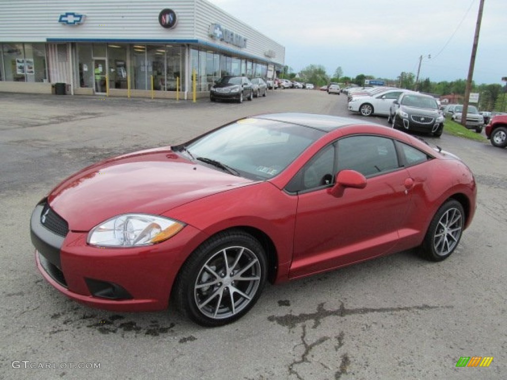 2012 Eclipse GS Sport Coupe - Rave Red / Dark Charcoal photo #1