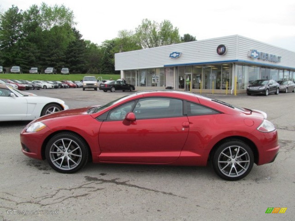 2012 Eclipse GS Sport Coupe - Rave Red / Dark Charcoal photo #2