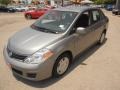 2011 Magnetic Gray Metallic Nissan Versa 1.8 S Sedan  photo #3