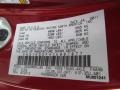  2012 Eclipse GS Sport Coupe Rave Red Color Code X1PA
