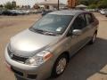 2011 Magnetic Gray Metallic Nissan Versa 1.8 S Sedan  photo #3