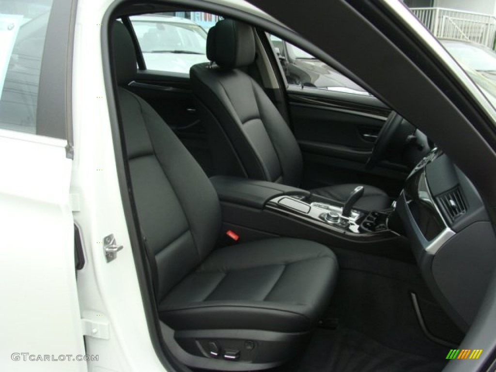2012 5 Series 528i xDrive Sedan - Alpine White / Black photo #29