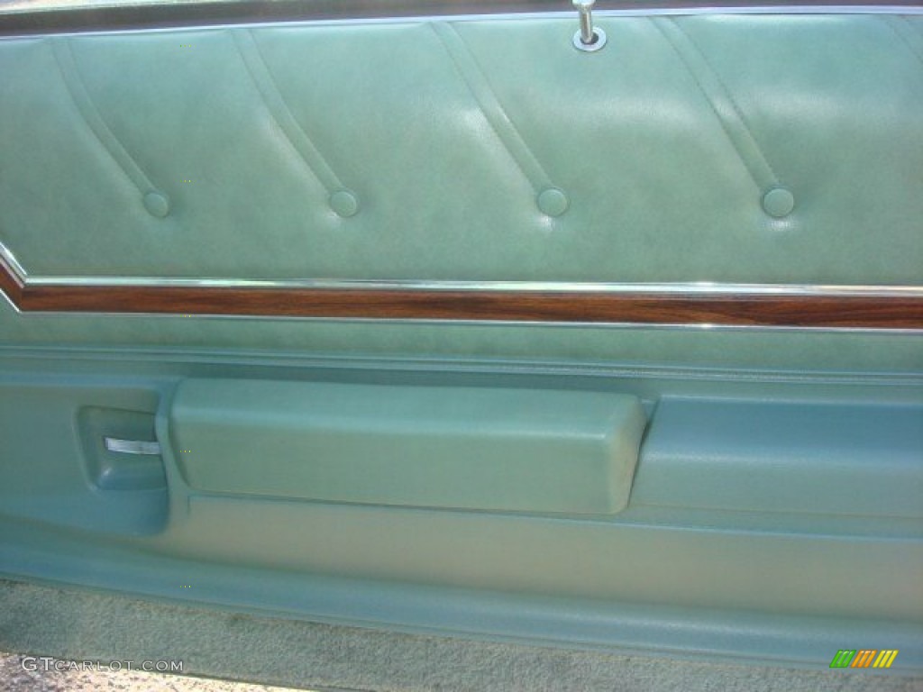 1977 Buick Regal Coupe Green Door Panel Photo #64950781