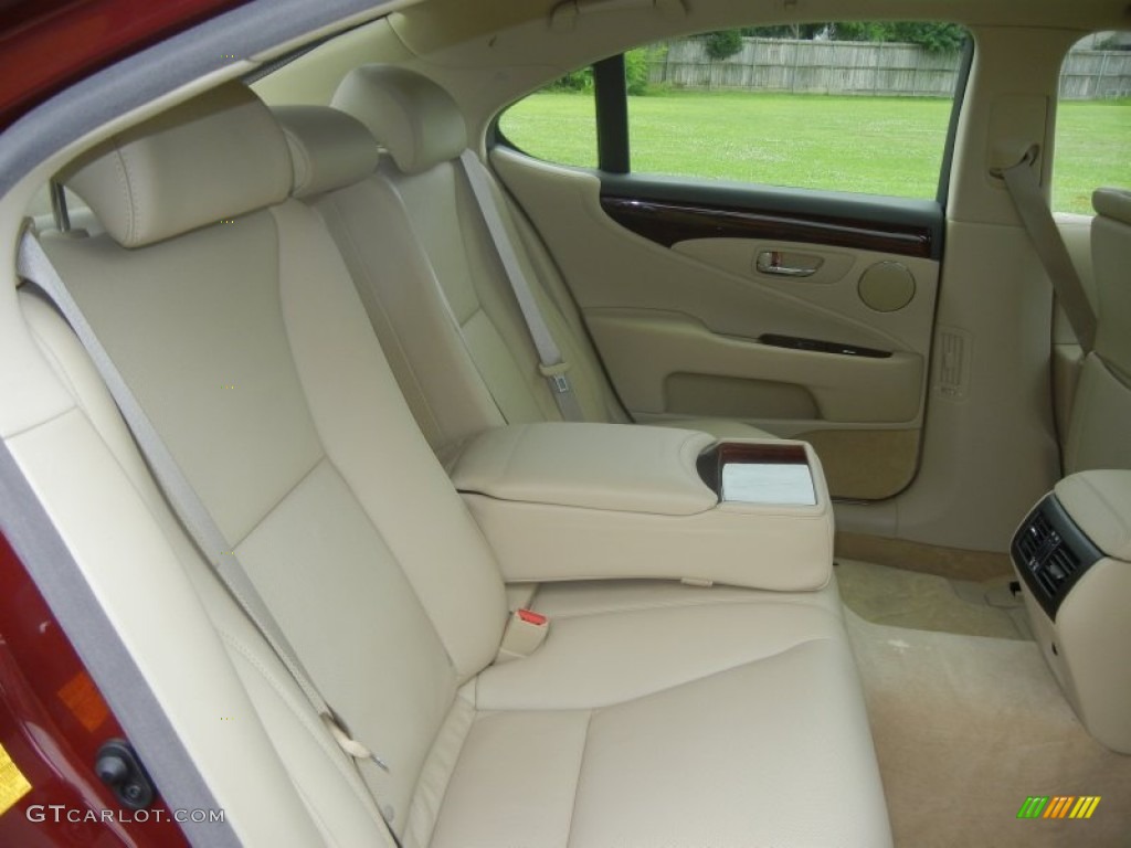 2008 LS 460 - Noble Spinel Red Mica / Cashmere photo #9