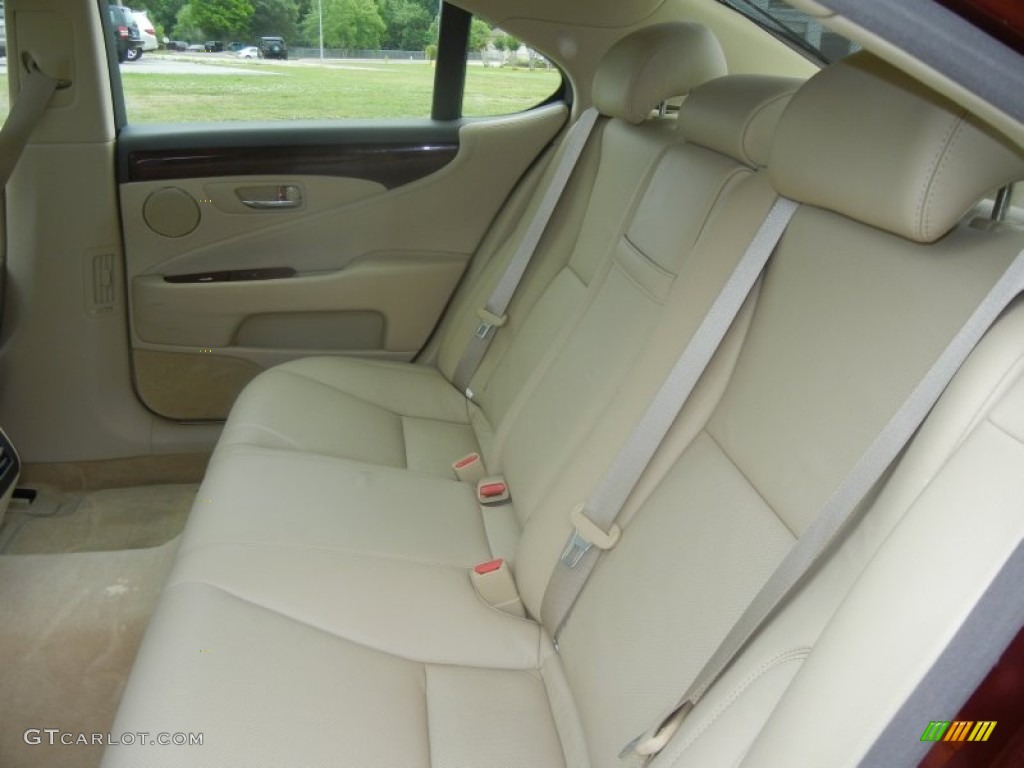 2008 LS 460 - Noble Spinel Red Mica / Cashmere photo #12