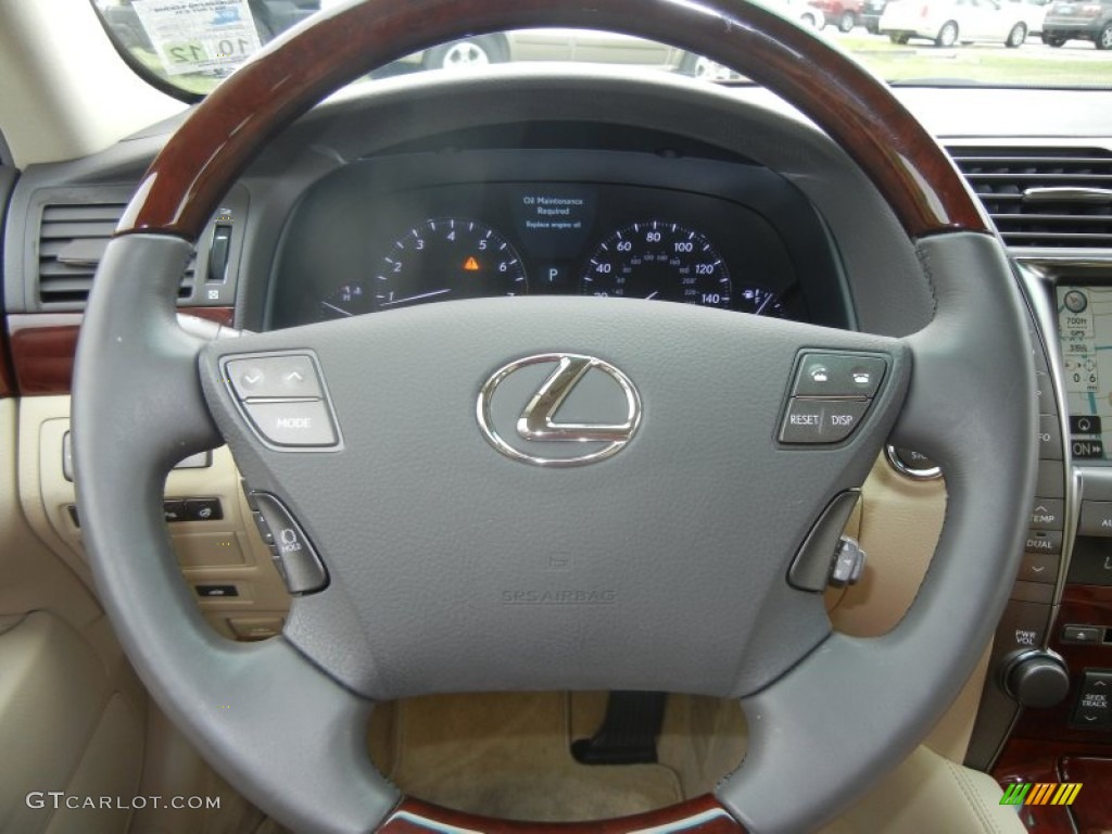 2008 LS 460 - Noble Spinel Red Mica / Cashmere photo #16