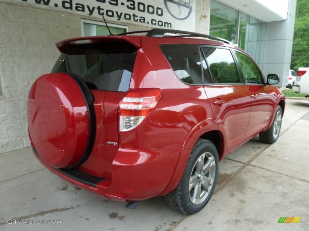 2012 RAV4 Sport 4WD - Barcelona Red Metallic / Dark Charcoal photo #2