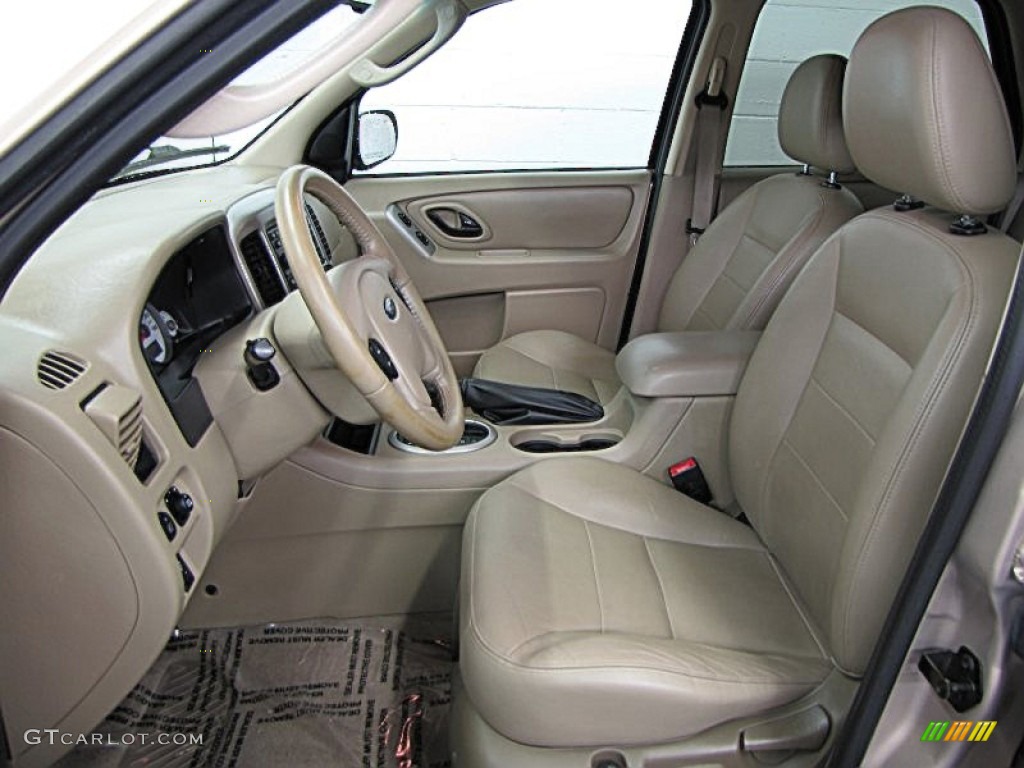 Medium/Dark Pebble Interior 2007 Ford Escape Limited 4WD Photo #64951606
