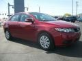 2010 Spicy Red Kia Forte EX  photo #1