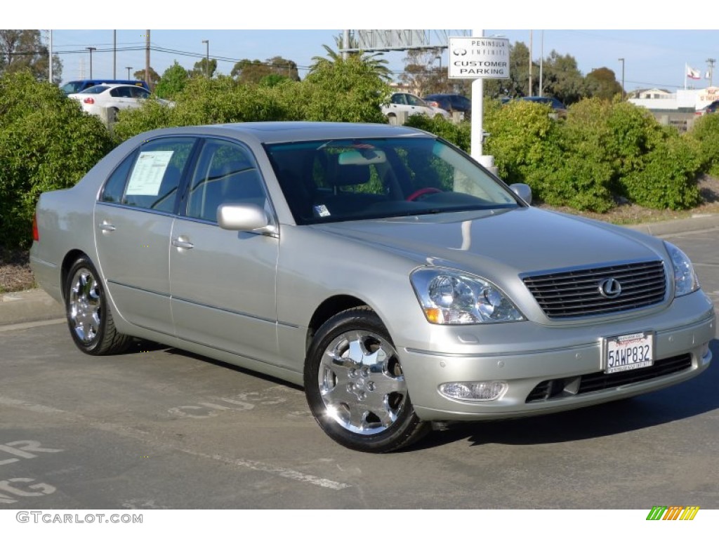 2003 LS 430 Sedan - Millenium Silver Metallic / Black photo #1