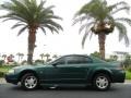 2000 Amazon Green Metallic Ford Mustang V6 Coupe #64924558