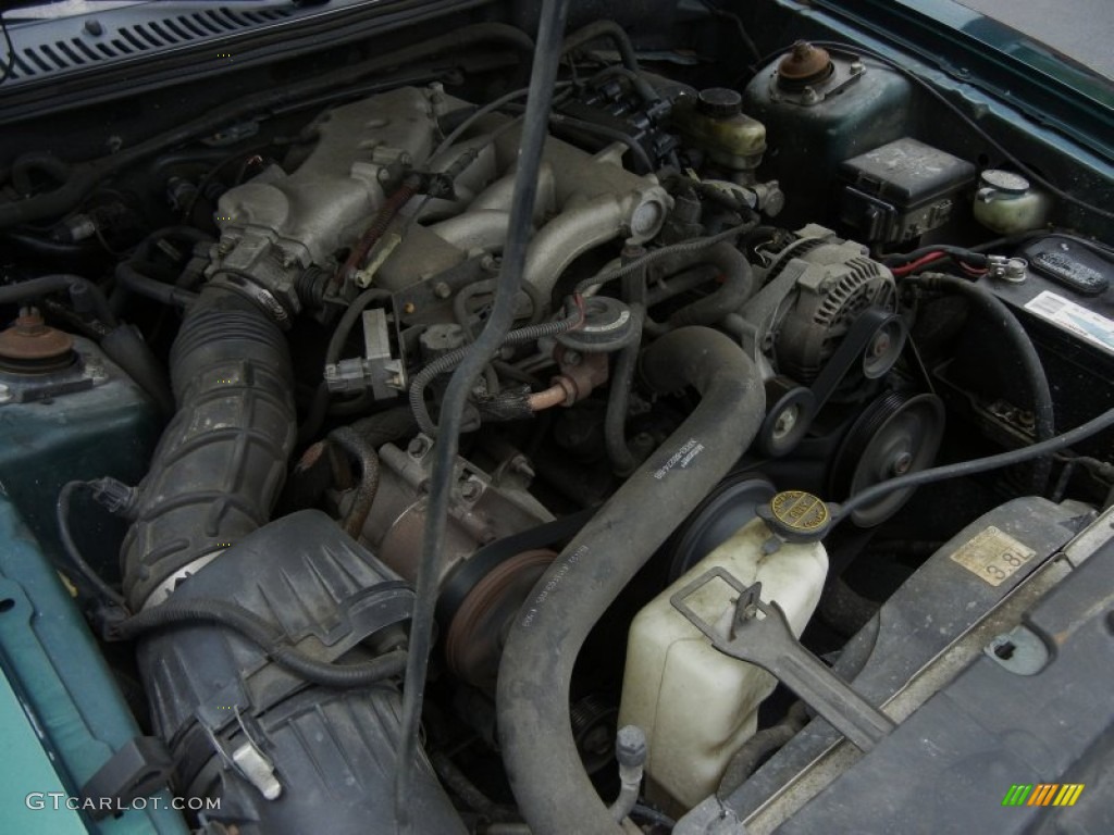 2000 Mustang V6 Coupe - Amazon Green Metallic / Medium Parchment photo #22