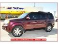 Dark Cherry Pearl 2010 Honda Pilot Touring