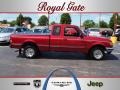 1994 Electric Currant Red Metallic Ford Ranger XLT Extended Cab  photo #1