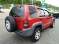 2002 Flame Red Jeep Liberty Sport 4x4  photo #5