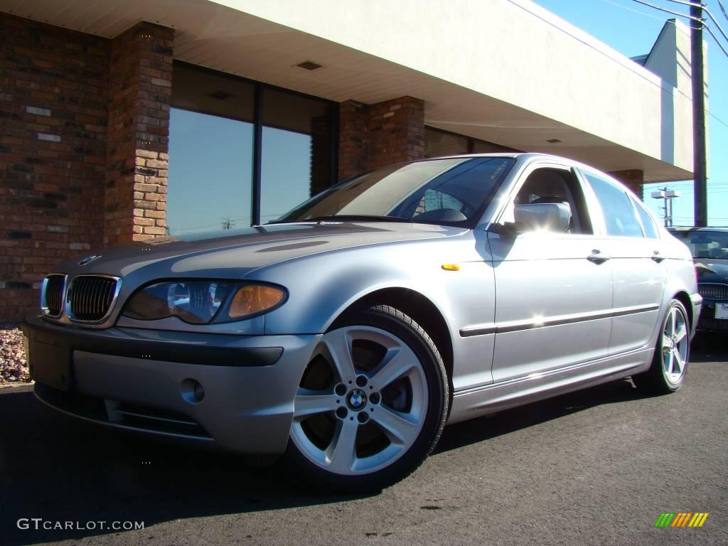 2005 3 Series 330i Sedan - Silver Grey Metallic / Black photo #1