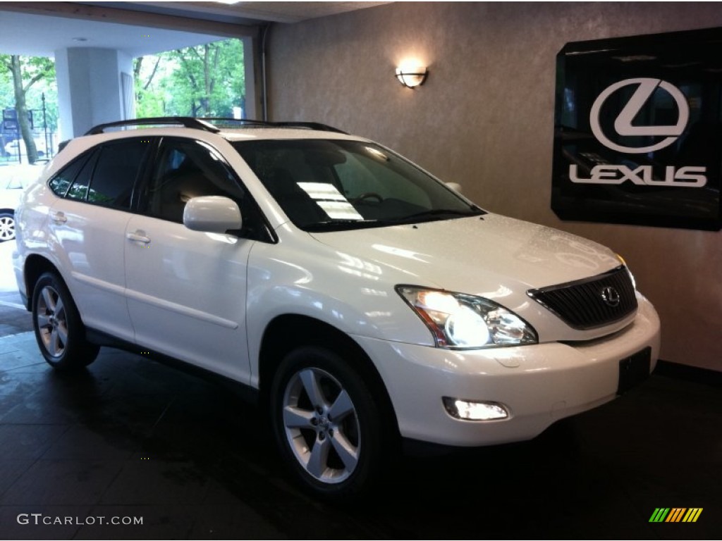 2004 RX 330 AWD - Crystal White Pearl / Light Gray photo #1