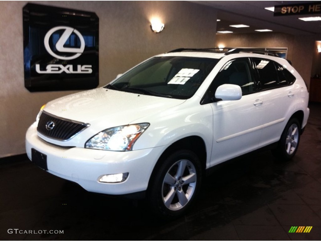 2004 RX 330 AWD - Crystal White Pearl / Light Gray photo #3