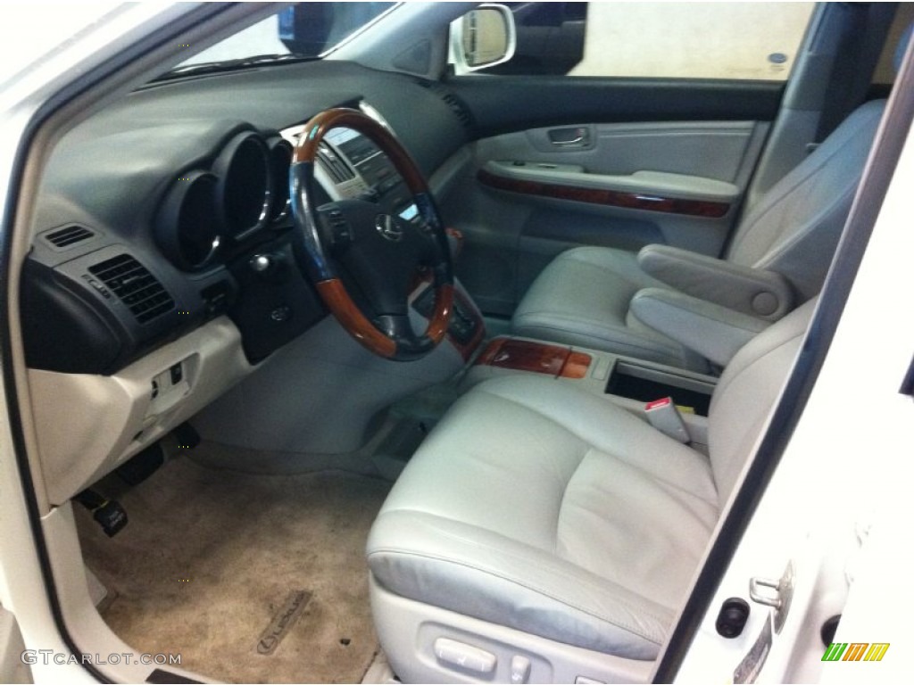 2004 RX 330 AWD - Crystal White Pearl / Light Gray photo #5