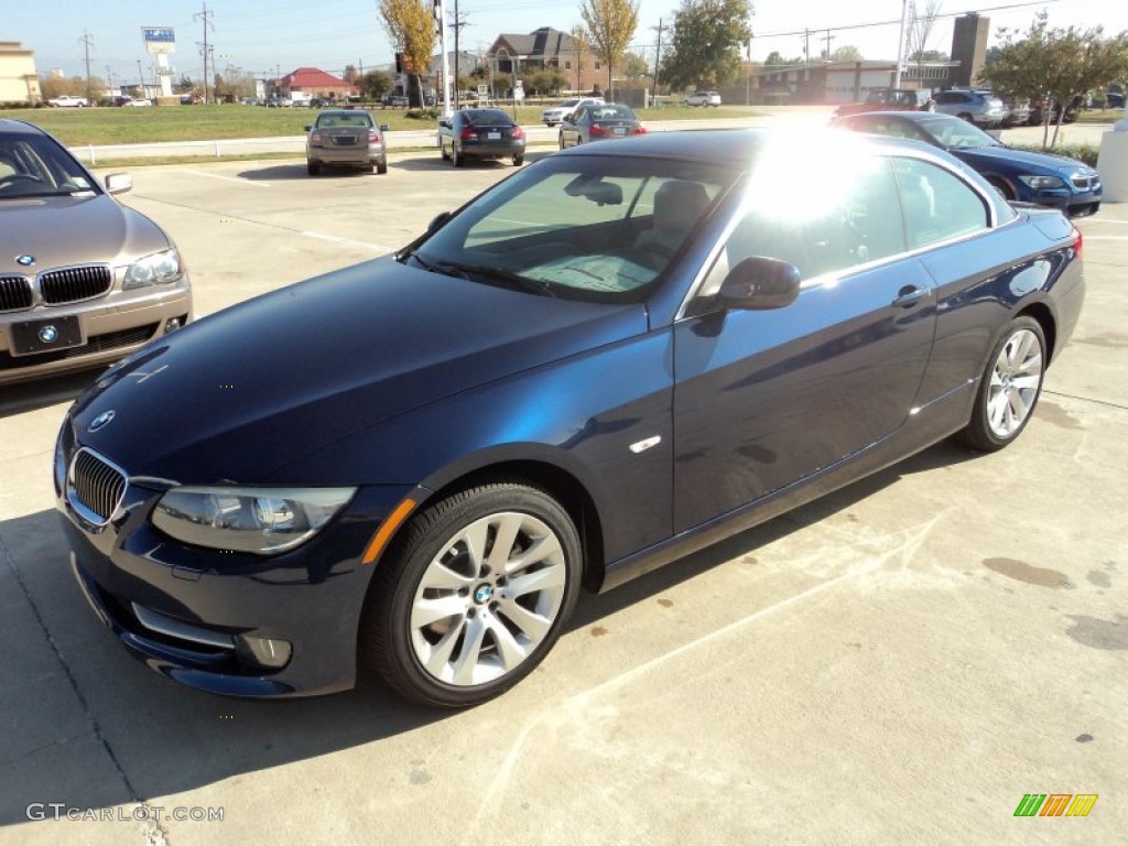 2012 3 Series 328i Convertible - Deep Sea Blue Metallic / Cream Beige photo #1