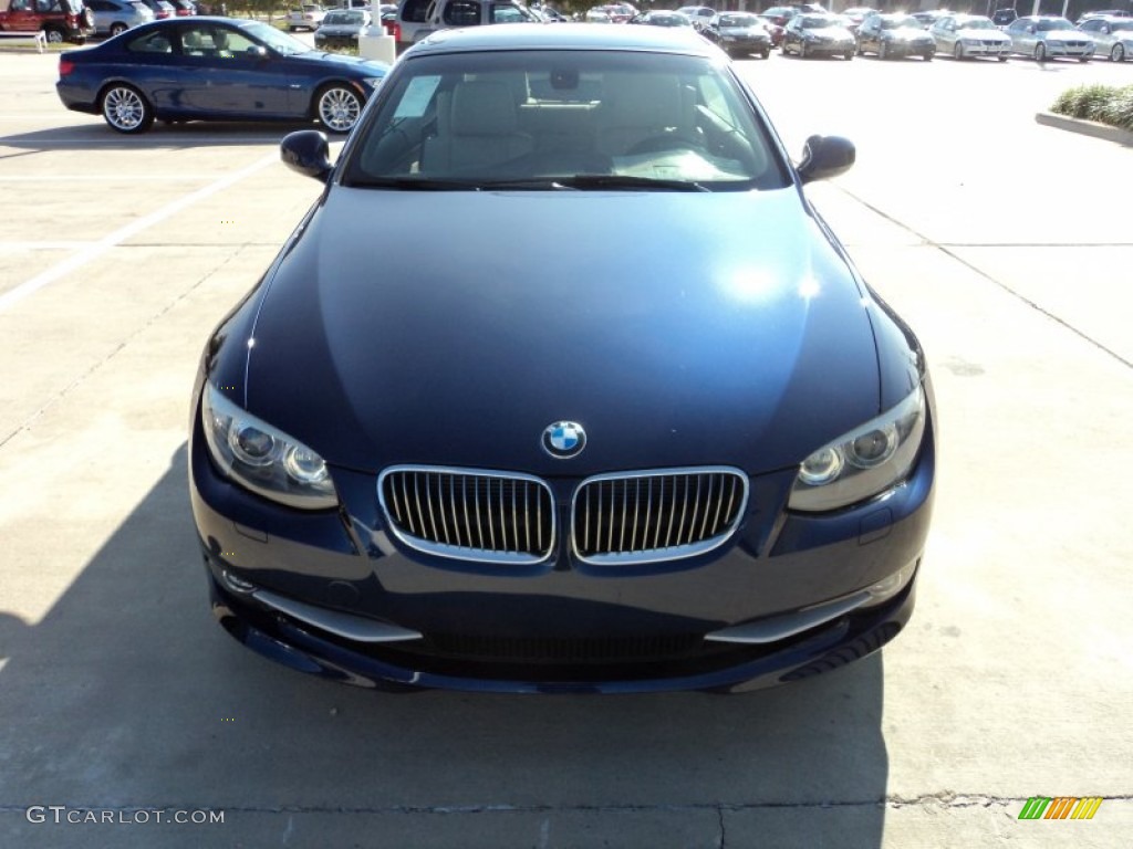 2012 3 Series 328i Convertible - Deep Sea Blue Metallic / Cream Beige photo #7