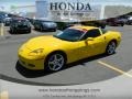 2007 Velocity Yellow Chevrolet Corvette Coupe  photo #1