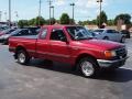 1994 Electric Currant Red Metallic Ford Ranger XLT Extended Cab  photo #2